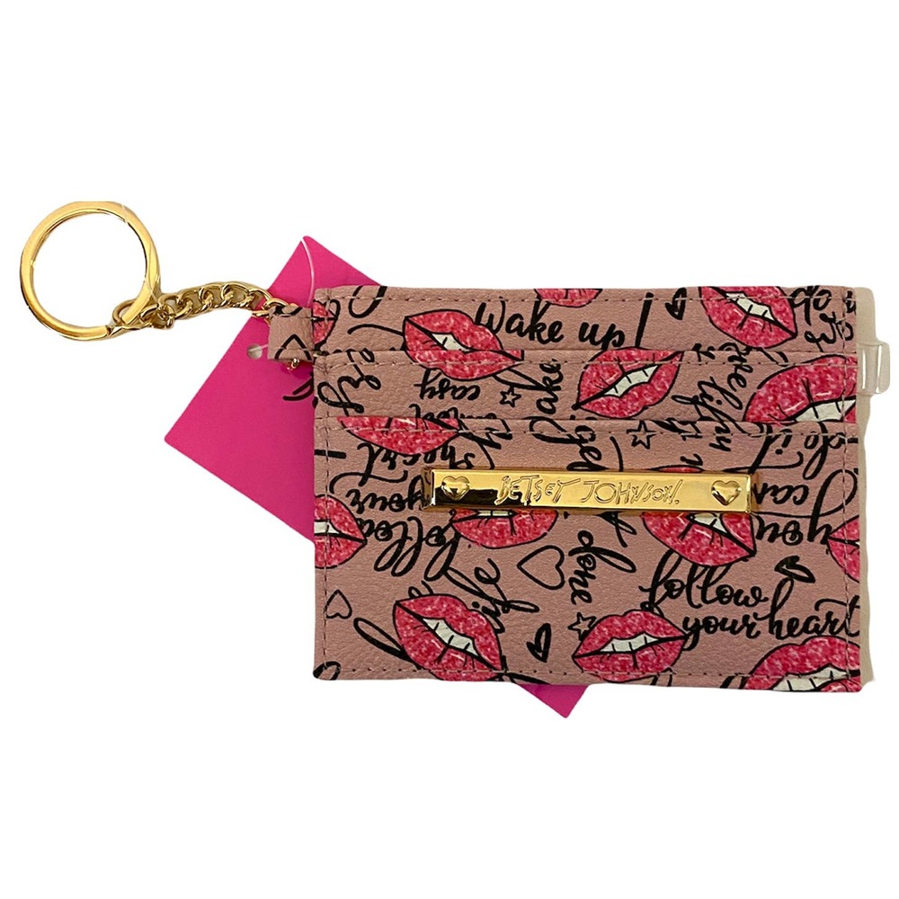 Betsey Johnson Mini Backpack & Card Case Boxed Set - Picture 8 of 15